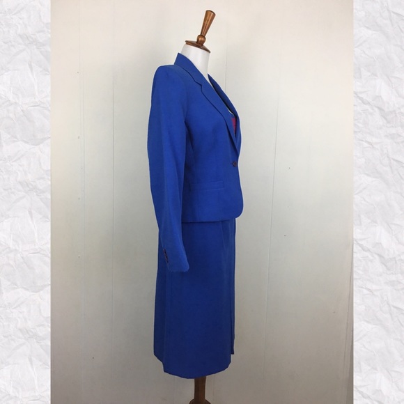 Vintage 3PC Blazer Tank Pencil Skirt Suit - Picture 3 of 8